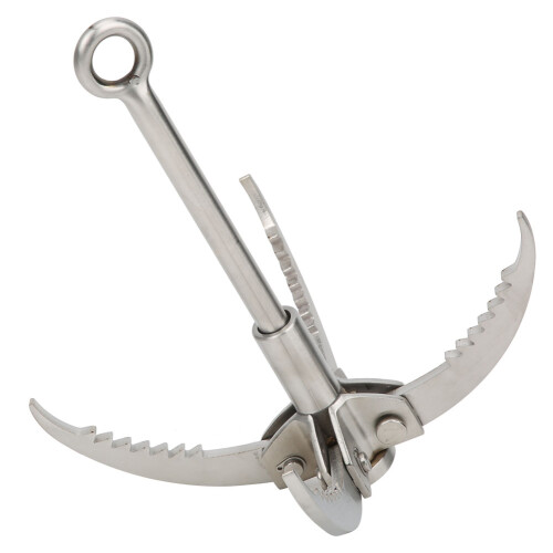 Edelstahl Grappling Haken 4 Krallen Klettern Klapp 2