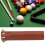 Professionelle langlebige Leder Snooker Queue 7