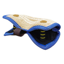 Durable Jute Training Pad With Handles For Medium To Large Dogs Puppy Tug Training Aid For Pet Training
