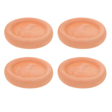 4St Terracotta Brotwärmer Runder Wärmebehälter Für Gebäck Tortilla