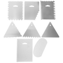 8 Stuks Multifunctionele Odontoïde Cake Spatels