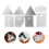 8 Stuks Multifunctionele Odontoïde Cake Spatels 4