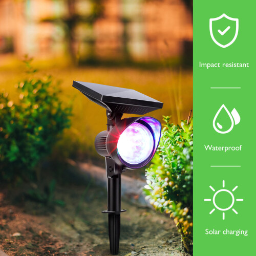 Black LED Projection Lamp Waterproof Outdoor Night Light Projector 1