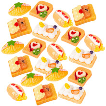 20 Unidades Miniaturas De Pão Artificial Para Artesanato
