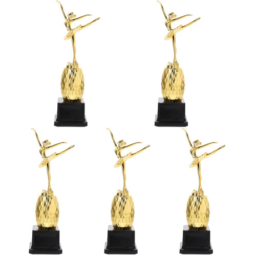 5 Unidades Troféu De Balé Para 1