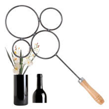 Bottle Cutting Tool Round Glass Cutter With 4 Heating Rings For Wine Bottles And Jars - DIY Craft Kit, Pro Grade