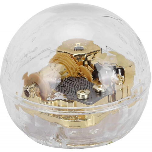 Acrylic Clockwork Music Box