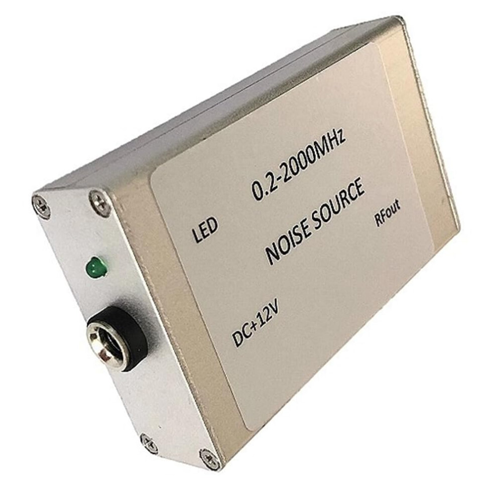 Noise Signal Generator 0.2-2000Mhz, Spectrum-Tracking Rf Noise Source, Compatible With Standing Wave Bridge Amplifier White 9354506071653