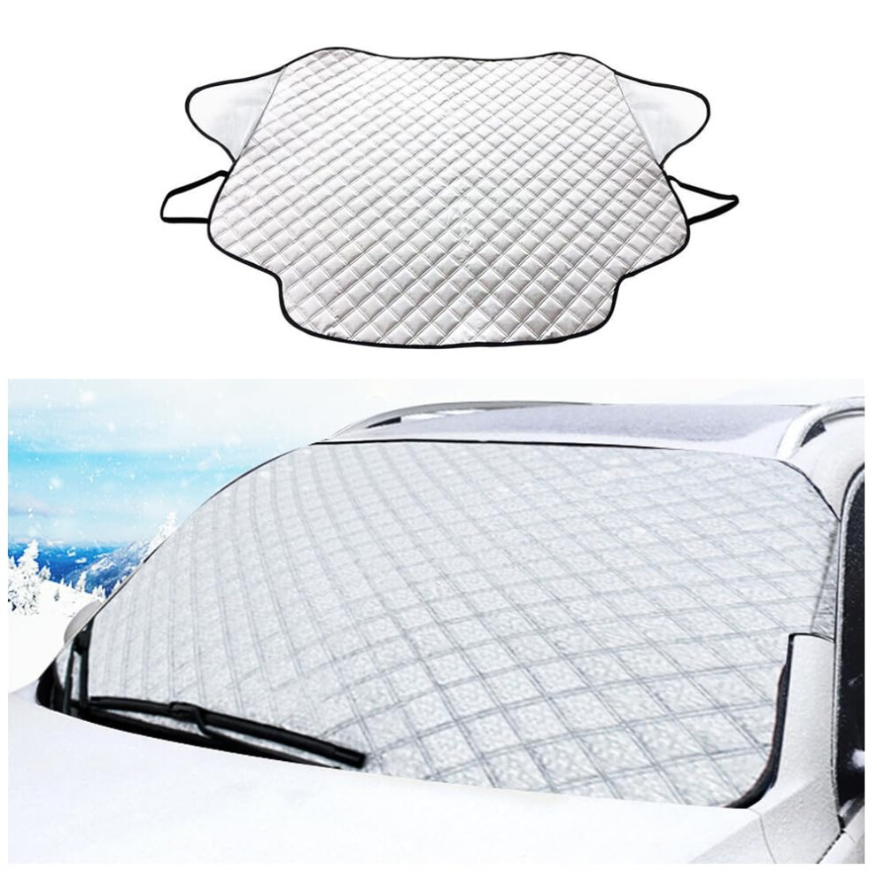 Car Windscreen Cover For Winter Nissan Qashqai 2014-2021 147X116cm Ultra Thick Frost Protector 9393856114191