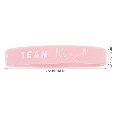 10Stk Silikon Armbänder Für Gender Reveal Party, Oder 1