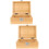 2 Pièces Humidor Portable À L'Usure Étui À 7