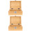 2 Pièces Humidor Portable À L'Usure Étui À 5
