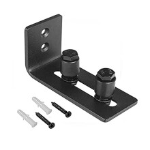 Sliding Door Floor Guide 8-In-1 Barn Door Floor Guide Bottom Adjustable Compatible With Sliding Barn Doors