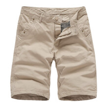 Summer Shorts Men's Cargo Shorts Stretch Lightweight Bermuda Chino Fabric Shorts With Pockets O Khaki XL