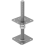 Fence Post Repair Support Bracket Adjustable Bolt Down Anchor for Timber Posts Decking 2