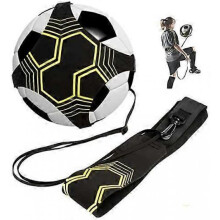 Soccer training equipment with belt and bungee cord. Soccer Tips for 3 4 5 Balls