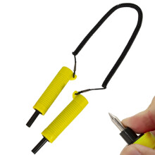 Ice Fishing Picks, Retractable Ice Pick, Safety Tool For Ice Fishing, Skating And Sled Use On Ice, Orange/Yellow