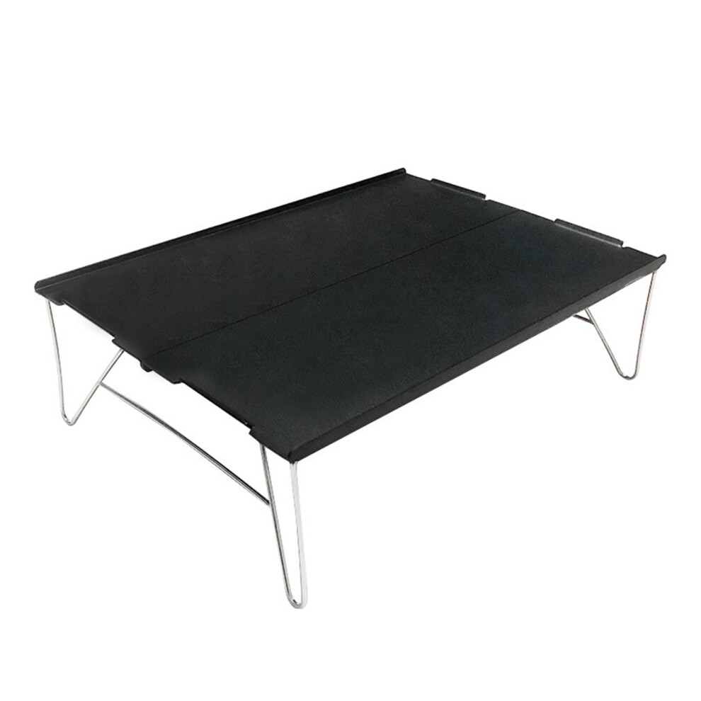 Camp Table Aluminum Alloy Folding Small Outdoor Portable Camping Table Mini Coffee Table Aluminum Plate Silver Gray-image-OPC-PKVRVZ2-NEW