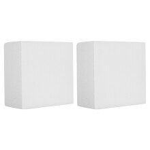 2 Stks Vierkante Cake Dummy Lichtgewicht Schuim Voor Fondant