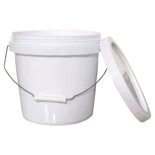 Portable Buckets Plastic White 1set