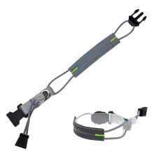 Reflective Belt Elastic Adjustable Runner Strap High Visibility Tape for Clothing Grey Ankle Braces Compatible