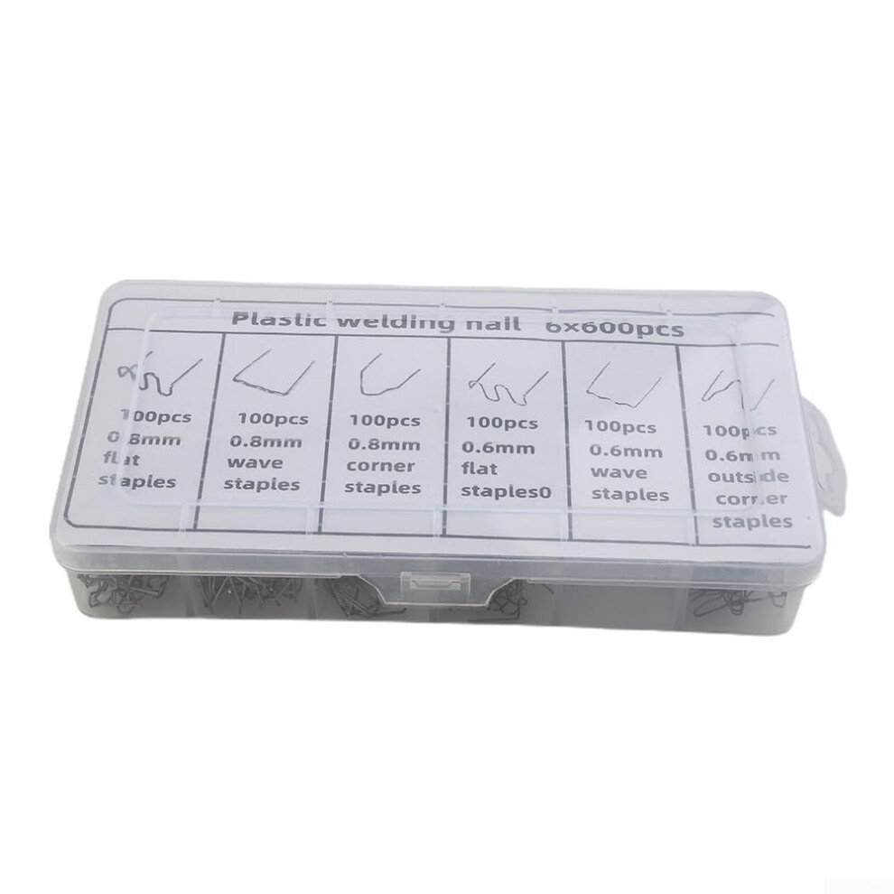 Hot Stapler Staples 600-Piece Kit For Plastic Welding And Bumper Repair Gun-Compatible 9016109214034