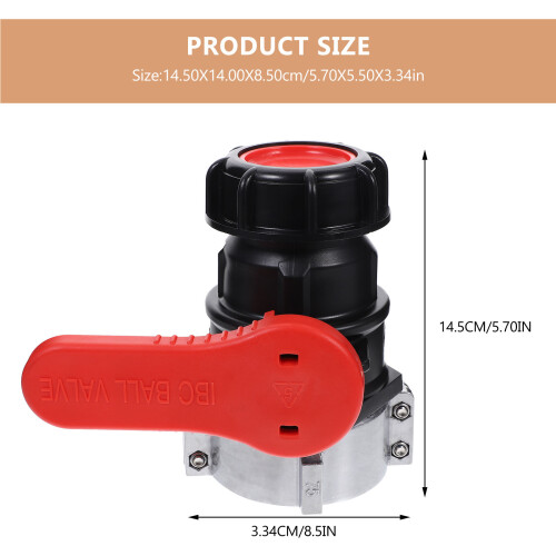 Ibc Ventil Gewinde Adapter Hochbelastbarer Tank Ablassventil 1