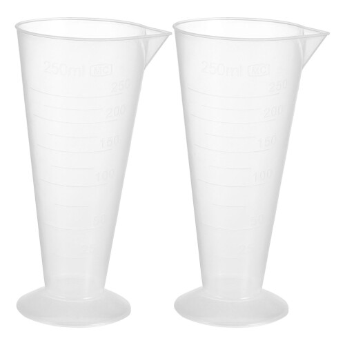 2 Stk. 250 Ml Kunststoff Becher, Leicht (Weiß) 2