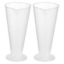 2 Stk. 250 Ml Kunststoff Becher, Leicht (Weiß)