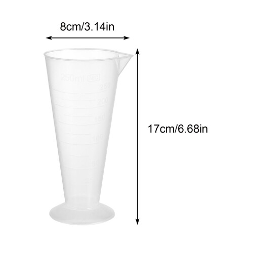 2 Stk. 250 Ml Kunststoff Becher, Leicht (Weiß) 1
