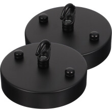 8 Deckenabdeckplatte Leuchtenmontageplatte Deckenknauf Zubehör