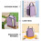 2Stk Isolierte Lunchbag Bento Box Picknicktasche 8