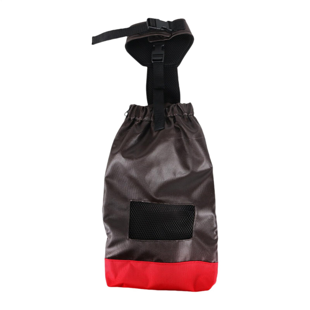 Black Dog Drag Bags For Back Legs Paralyzed Dog Supplies Washable Pouch With Flexible Shoulder Strap L