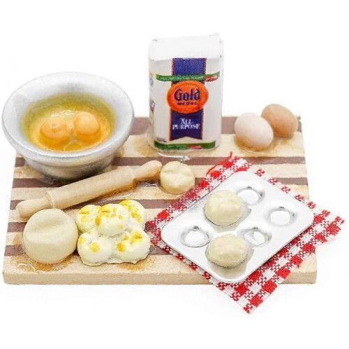 1:12 Miniature Baking Set Dollhouse Kitchen Food Accessories
