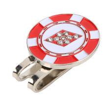 1PCS Rhombischen Chip Metall Kompakte Golf Ball