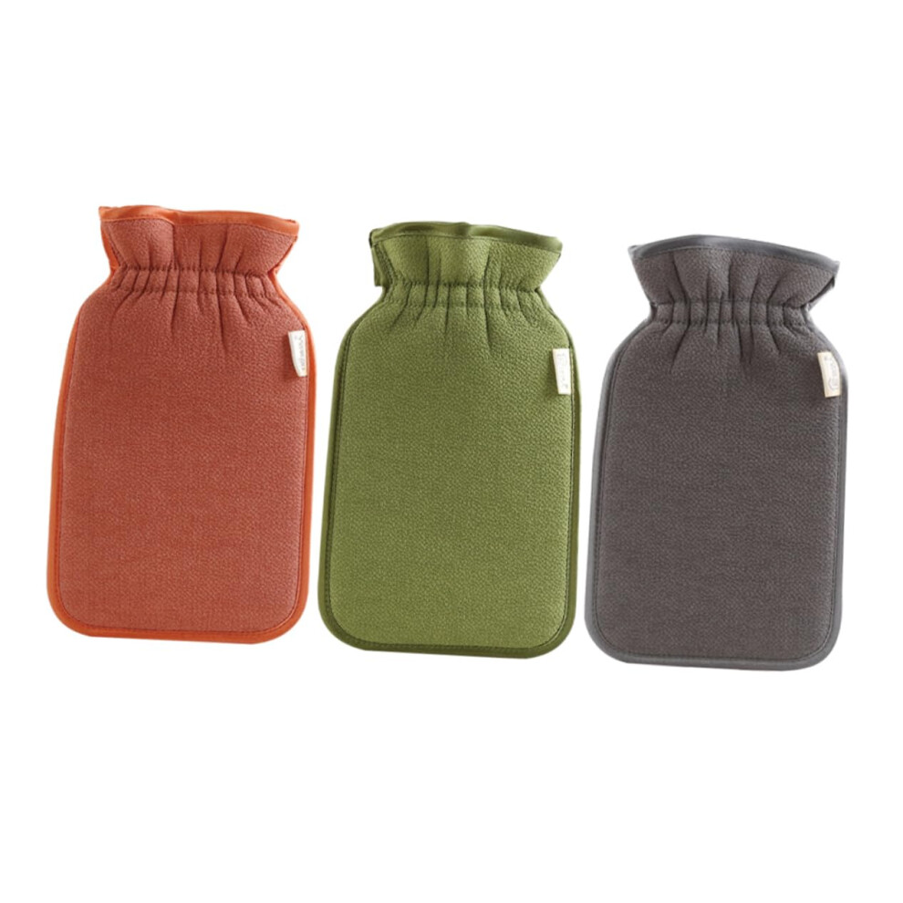 Double-Sided Gloves Set of 3 Exfoliating Bath Mitts for Shower and Spa