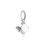 Luminous Firefly Charm, Charm (1 Piece, Silver) 3