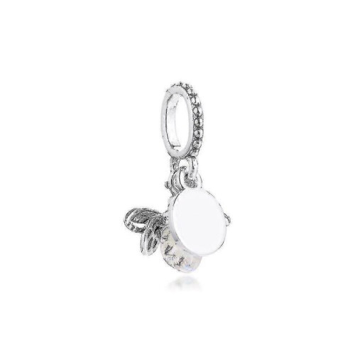Luminous Firefly Charm, Charm (1 Piece, Silver) 2