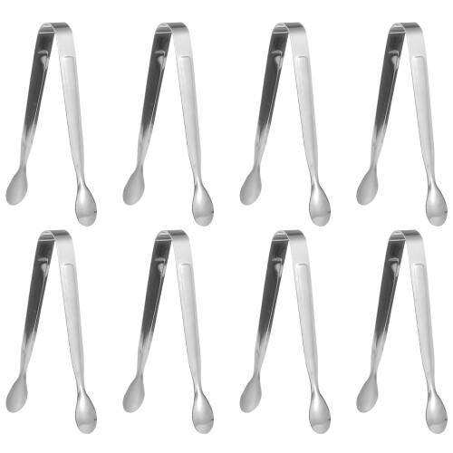 8 Unidades Pinças Aço Inoxidável Para