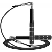 Jump Rope, Speed Jump Rope, for Training Fitness Exercise, Adjustable Adult Sports Jump Rope, Black