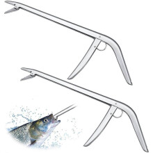 2 Pieces Stainless Steel Hook Remover Fishing Extractor Freshwater and Saltwater Fishing Hook Tools