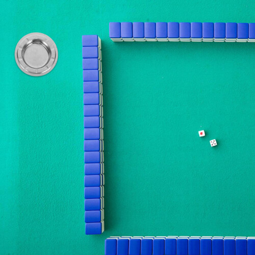 Aschenbecher Mahjong Chips Halter Tablett 2