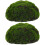 2Stk Simulierte Moos Halbkugel Bonsai Wanddekoration 7