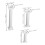 32 Pcs Roman Column Cake Stands With Stacking Rods And Pillars 10