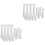 32 Pcs Roman Column Cake Stands With Stacking Rods And Pillars 5