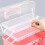 Sewing Box Three-Layer Plastic Craft Storage Box Folding Tool Box Arts and Crafts Storage For Home Blue 3