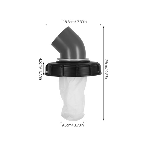 Ibc Plástica Adaptador Manguera Agua Dn150 1