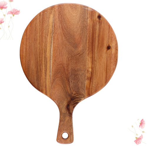 1 Redondo De Madera Para Pizza Pan Filete