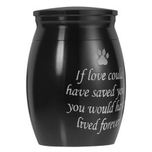 5Pcs Mini Pet Urn Aluminum Alloy Cremation Memorial