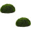 2 Gesimuleerde Moss Halfbol Bonsai Decoratie 8
